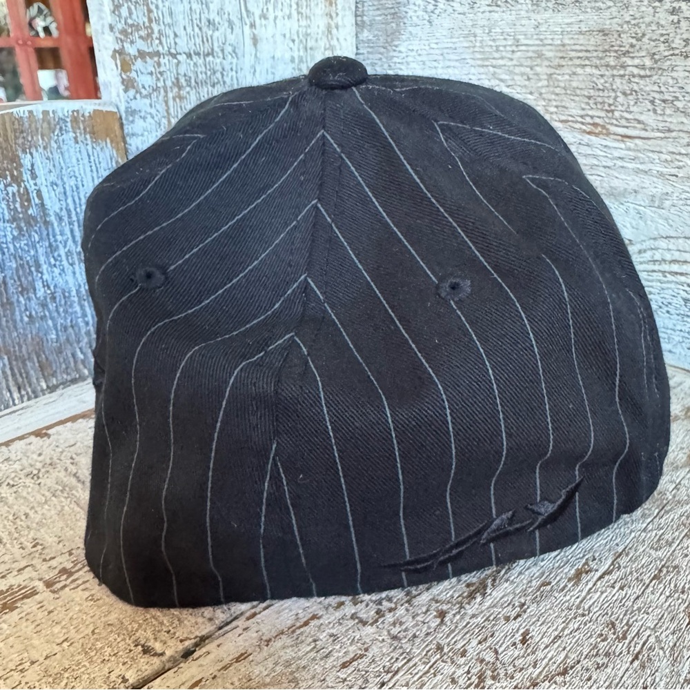 Fly Racing Black Pinstripe Cap - Picture 2 of 5